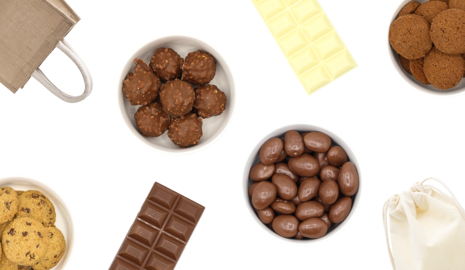 Exemple type de produits chocolatées pour l'offre de Pâques